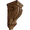 Ekena Millwork 5"W x 5"D x 10"H Medium Acanthus Wood Corbel, Cherry CORW05X05X10ACCH - alternate 1